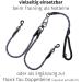 Floxik Gray Short Guide for Dogs | 12mm Reflective Climbing Rope | Ideal for Leash & Free-Range Training - Buy Online on SooperMarket.com