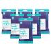 Goodwipes Really Big Body Wipes Fresh Scent Travel Packaging with Tea Tree Oil Peppermint and Ginseng Wipe Away Sweat and Odor for Face and Body 60 Count (6 Packs of 10)