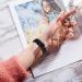 Adjustable Elastic Band for Amazfit Watches | Soft Stretch Nylon Loop Bracelet Strap Replacement in Black - Buy Online on SooperMarket.com