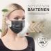 HARD 50 Disposable Face Masks Made in Germany | Type II & CE Certified | Triple Layer Filtration | Breathable & Elastic Earloops | Black 50pc - Adults - Buy Online on SooperMarket.com