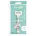Gillette Venus Deluxe Smooth Sensitive Women's Razor & 3 Blade Refills - Smooth Shaving Experience - Buy Online on SooperMarket.com