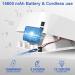 72W Rechargeable UV LED Nail Lamp | Professional Nail Dryer with 4 Timers and LCD Display - Buy Online on SooperMarket.com