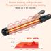 LXMTOU 38mm Large Barrel Curling Wand for Big Curls on Long, Thick Hair - Adjustable Temperature Curling Iron with Glove - Auto-Off Feature - Gold - Buy Online on SooperMarket.com
