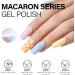 AILLSA Pastel Blue Gel Nail Polish Set Baby Yellow Lavender Purple Macaron Gel Polish with Base and Top Coat Long Lasting All Season Color Soak Off U V L ED Manicure Art Salon DIY at Home 7Pcs 8ML Blue Macaron - Buy Online on SooperMarket.com