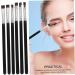 BELLIFFY 6pcs Flat Eyebrow Brush Eye Tool Brush Eyeliner Concealer Brush Makeup Tool Black Artificial Fiber - Buy Online on SooperMarket.com