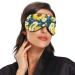Haskirky Light Blocking Eye Mask for Adults - Adjustable, Breathable, Perfect for Travel, Yoga, and Deep Sleep - Sunflower Animals Design - Buy Online on SooperMarket.com