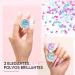 Morovan Poly Gel Starter Set - 8 Colors 48W UV/LED Lamp DIY Nail Kit for Home Use - Perfect Geln gel Poly Gel Extension Set for Women - Buy Online on SooperMarket.com