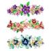 NAIHOD Vintage French Hair Barrettes - Luxurious Flower Leaf Butterfly Hair Clips - 3Pcs Bridal Hair Pins for Women & Girls - Wedding Party Jewelry - Buy Online on SooperMarket.com