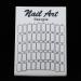 50pcs Nail Display Board Glass | Professional Nail Accessories for Manicure Stores | International Shipping Available - Buy Online on SooperMarket.com