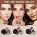 Beginner Eyebrow Stamp Stencil Kit - Simpout Brow Stamping Trio Set with 29 Brow Stencils and Waterproof E02 Soft Brown Eyebrow Kit - Buy Online on SooperMarket.com