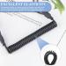 ZDNT 2 PCs Black Spiral Key Rings | Paracord Tactical Lanyard for Fishing Hiking Hunting & Mountaineering - Buy Online on SooperMarket.com
