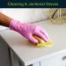 Pink Vinyl Disposable Gloves Medium 100 Pack - Latex Free, Powder Free, 3 Mil Thickness - Medical Exam, Home Cleaning, and Food Gloves - Buy Online on SooperMarket.com