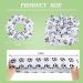 8 Piece Soccer Hair Scrunchies - No Crease Elastic Hair Bands for Girls and Women Players - White Soccer Hair Accessories - Buy Online on SooperMarket.com