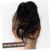 minkissy Wig Fake Hair High Temperature Wire Extension Brown Black 22x10cm As Shown - Buy Online on SooperMarket.com