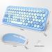 MOFII Colorful Computer Wireless Keyboard and Mouse - Mini Blue - Buy Online on SooperMarket.com