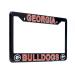 EliteAuto3K Georgia Bulldogs License Plate Frame Cover  Black  12.25 x 6.25 - Ideal Gift for Sports Fans & Supporters  Slim Design