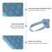 Double-Sided Shower Back Scrubber for Deep Cleansing - Exfoliate and Invigorate Skin - Men and Women - Buy Online on SooperMarket.com