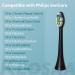 Keosaa Replacement Toothbrush Heads Compatible with Philips Sonicare Electric Toothbrush - Pack of 6 - Black - Buy Online on SooperMarket.com