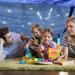 Blanket Fort, Configurable Play Tent Kit, 3 Ripstop Blankets, Beanbags & Drawstring Backpack, Fort Building Kit