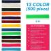 Bofoho 500pc Bendable Wax Yarn Sticks: Non-Toxic Craft Material - Perfect Gift for Teen DIY Projects - Buy Online on SooperMarket.com