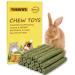 TOKAYIFE Rabbit Chew Toys 210g Rabbit Treats Natural Timothy Hay Sticks Boredom Breakers for Rabbits Chinchillas Guinea Pigs Hamster Hedgehogs (20 pcs) 20 Count(1 pack)