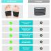 Arch support Sleeves Plantar Fasciitis Brace Compression Bands (2 Pairs) For Fallen Arches Flat Feet Bone Spurs High Arches Flat Arches Foot Pain Relief Copper Infused Wrap Straps For Women Men Medium Size - Buy Online on SooperMarket.com