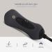 MONAT Hair Brush Dryer | 2-in-1 Electric Straightening Brush & Beard Dryer | Infrared Technology | Adjustable Speed & Temperature Levels - Buy Online on SooperMarket.com