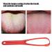 Buy Tongue Scraper - Plastic Tongue Cleaner & Brush for Fresh Breath | Heal Bad Breath for Adults & Kids (Red) - Buy Online on SooperMarket.com