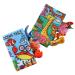 Vaguelly 2 pieces of tear -resistant fabric book crackling book for toddlers for babies for baby fabric books to touch and feel baby books toys quiet book for toddlers