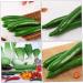 Abaodam 20 Pcs Cucumber Model Green Plants Lifelike Vegetables Realistic Vegetable Window Fake Cucumber Greenx2pcs 24X3CMx2pcs - Buy Online on SooperMarket.com