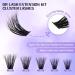 Shop WENDY Lash Extension Kit - 60D+80D D Curl Cluster Lashes for Stunning 3D Effect - Includes Lash Bond Seal & Applicator - International Shipping Available - Buy Online on SooperMarket.com
