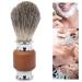 Ankroyu Men's Beard Shaving Brush - Rubber Wood Handle Facial & Foaming Trim Brush for Beard & Hairdressing Salon - Buy Online on SooperMarket.com