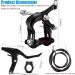 Riakrum 6-Piece Road Bike Brake Calipers Set with Aluminum Levers and Cables - Buy Online on SooperMarket.com