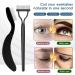 2pcs Eyelash Combs & Separator Tool - Metal Lash Comb for Individual Lashes & Extensions - Foldable Black Mascara Separator - Buy Online on SooperMarket.com