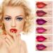 Wine Lip Tint  6 Colors Wine Lipstick Stain Wine Lip Gloss Set  Long Lasting Wine Lip Stain Non-Stick Wine Lip Tint  Matte Wine Lip Balm for Women