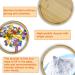 Glass Mosaic Coaster Kit - 6.1 Bamboo Coaster for Adults - Mixed Color Craft Materials for Home Decoration and Gifts - Buy Online on SooperMarket.com