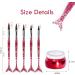 Clear Silicone Jelly Stamper Nail Dotting Pen Transparent Nail Stamper Scraper for French Tip Nails Art Design Manicure Tools (Set C) - Buy Online on SooperMarket.com