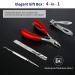 Professional Stainless Steel Nail Clippers for Thick Nails - Ideal for Ingrown Toenails, Men, Women, Seniors - Large Toenail and Fingernail Clippers Set (Red/Silver) - Buy Online on SooperMarket.com