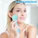 Neamou Silicone Face Scrubber | Silicone Manual Facial Cleansing Brush - Manual Facial Cleansing Brush Skin Friendly Waterproof Face Cleaning Scrubber Blue - Buy Online on SooperMarket.com