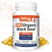 Naka PRO ORGANIC Black Cumin Seed Oil Super BONUS SIZE - 180 Softgels (150 + 30 FREE) 500 mg 100% Cold Pressed with Thymoquinone solvent free alcohol free non Irradiated GMO free