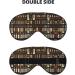 SSIMOO African Mud Cloth Eye Mask | Breathable Soft Sleep Patch for Travel & Relaxation | Stylish Black Tribal Design - Buy Online on SooperMarket.com