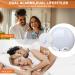 Light Alarm Clock with Sunrise Simulation - Daylight Alarm Clock Radio 5 Natural Sounds 12 Color Options 20 Brightness Levels Dual Alarms Snooze - Perfect Bedside Lamp for Kids & Adults - Buy Online on SooperMarket.com