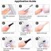RARJSM Icy Jelly Gel Nail Polish Set of 6 Translucent Colors Sheer Rose Nude Tone Gel Polish LED UV Gel Clear Milky Light Pink Red Brown French Manicure Curing Requires 7.5ml DIY Home Nail Salon Icy Jelly Set - Buy Online on SooperMarket.com