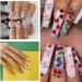 RUNRAYAY 36Pcs 3D Cherry Nail Art Charms Red & Pink Elegant Nail Studs Diamonds for Nail Accessories Summer Fruit Nail Jewelry Decoration for Diy Crafts Nail Decor - Buy Online on SooperMarket.com