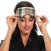 WELLDAY Brown Plaid Sleep Mask - Adjustable Eye Shade Cover for Men and Women - Buy Online on SooperMarket.com