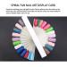36PCS Fan-Shaped Nail Art Tips Display Board - Spiral Polish Practice Tool for Stunning Nail Designs - Buy Online on SooperMarket.com