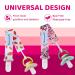Smlpuame Baby Pacifier Chain Set - 6 BPA-Free Fabric Clips for Girls | Fits Most Pacifiers & Bite Toys | Ideal Baby Shower Gift (Fruit & Flower) - Buy Online on SooperMarket.com