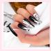 Yueshop Art Liner Gel Nail Polishes Set - 4x8ml Black Gold Silver White Collection - Drawing UV LED Gel Liner Polish Pen - Manicure Art Salon - Buy Online on SooperMarket.com