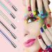 5Pcs Dual Tipped Nail Sculpture Pen with Silicone Rubber Tip - Nail Art Tool for Rhinestone & Polish Carving - Buy Online on SooperMarket.com