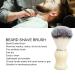 Portable White Razor Brush | Curved Handle Hairdresser Dust Brush for Easy Styling - Buy Online on SooperMarket.com